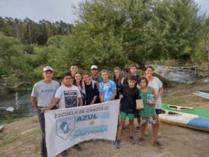 Azuleños compitieron con éxito en el provincial de kayak en Lobería